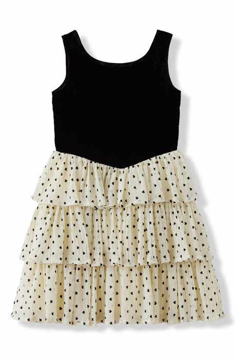 Kids' Velvet Top Tutu Dress