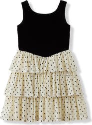 Pippa & Julie Kids' Velvet Top Tutu Dress