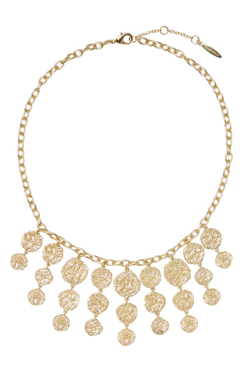 Sole Society Drama Bib Necklace, Main, color, 