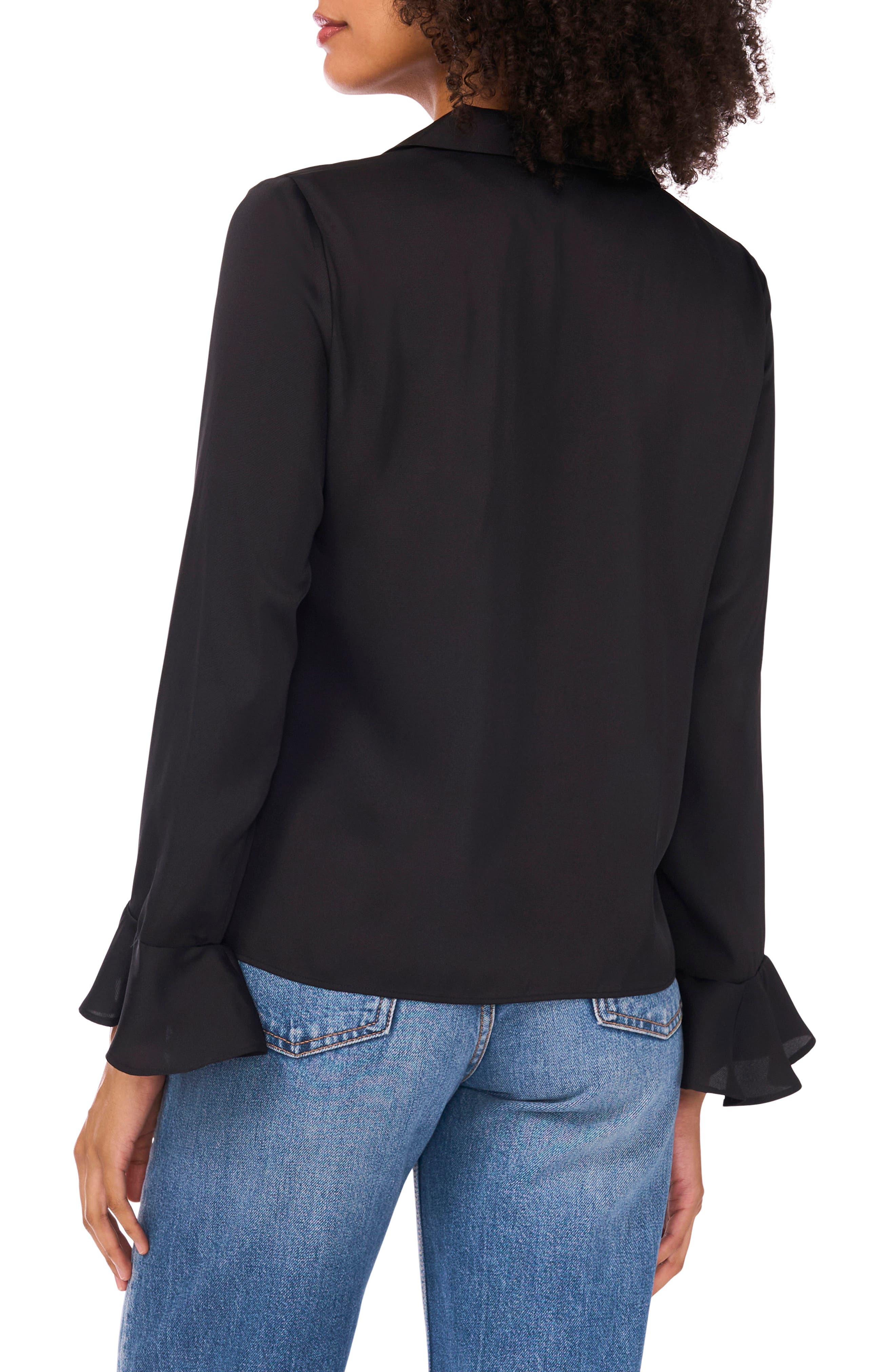 Button Front Long Sleeve Top - image 2