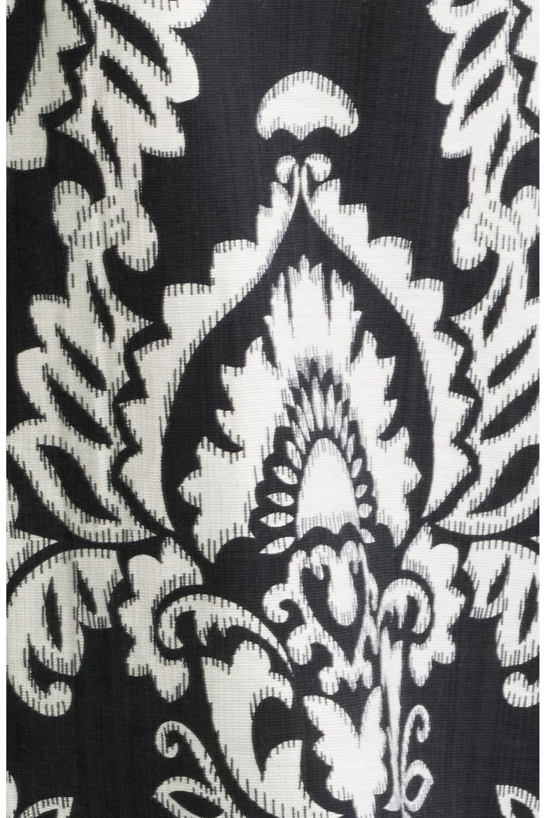 Xander Print Camp Shirt, Alternate, color, BLACK
