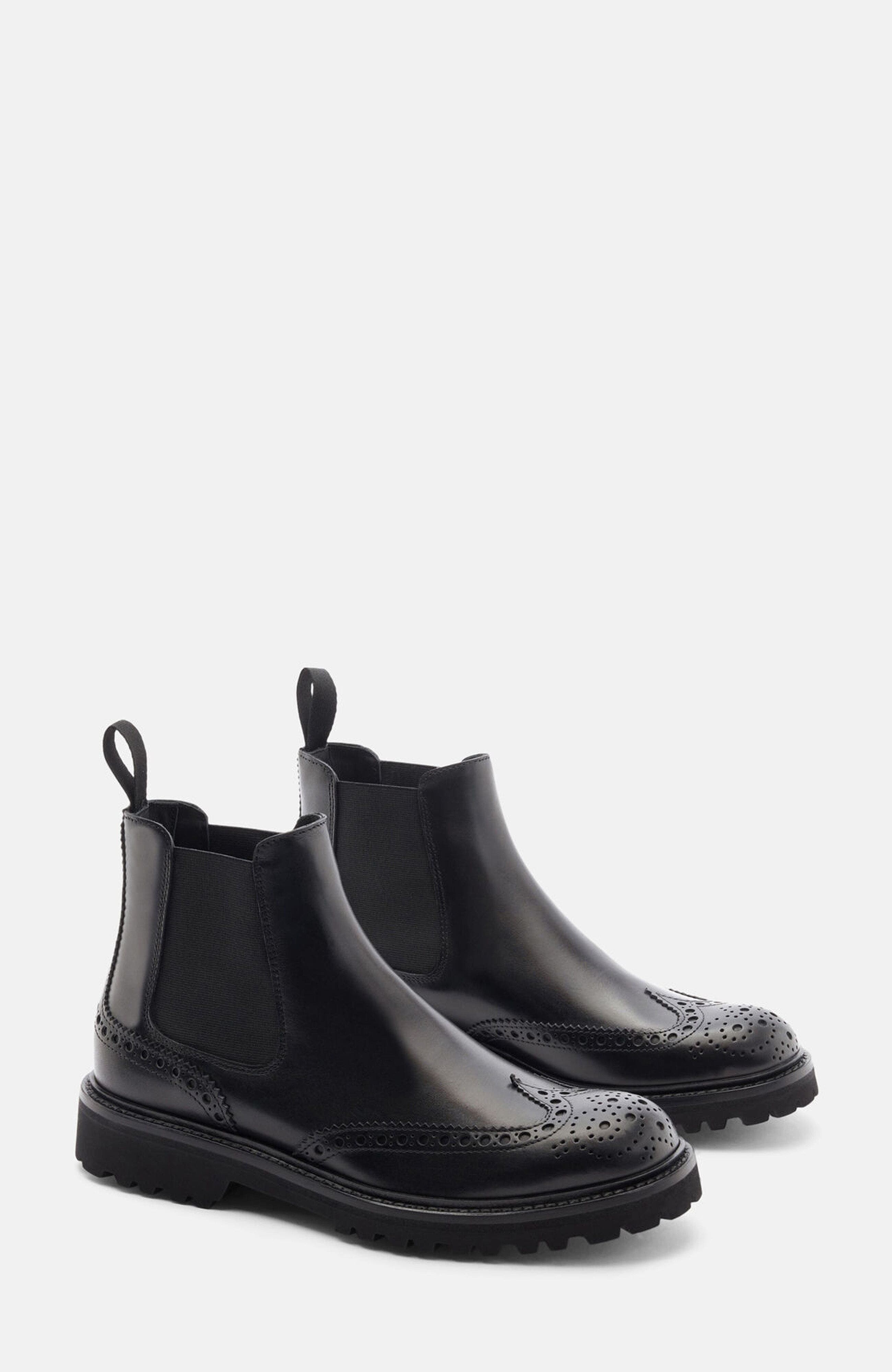 Poppy Chelsea Boots, Main, color, Black - Polished Calf