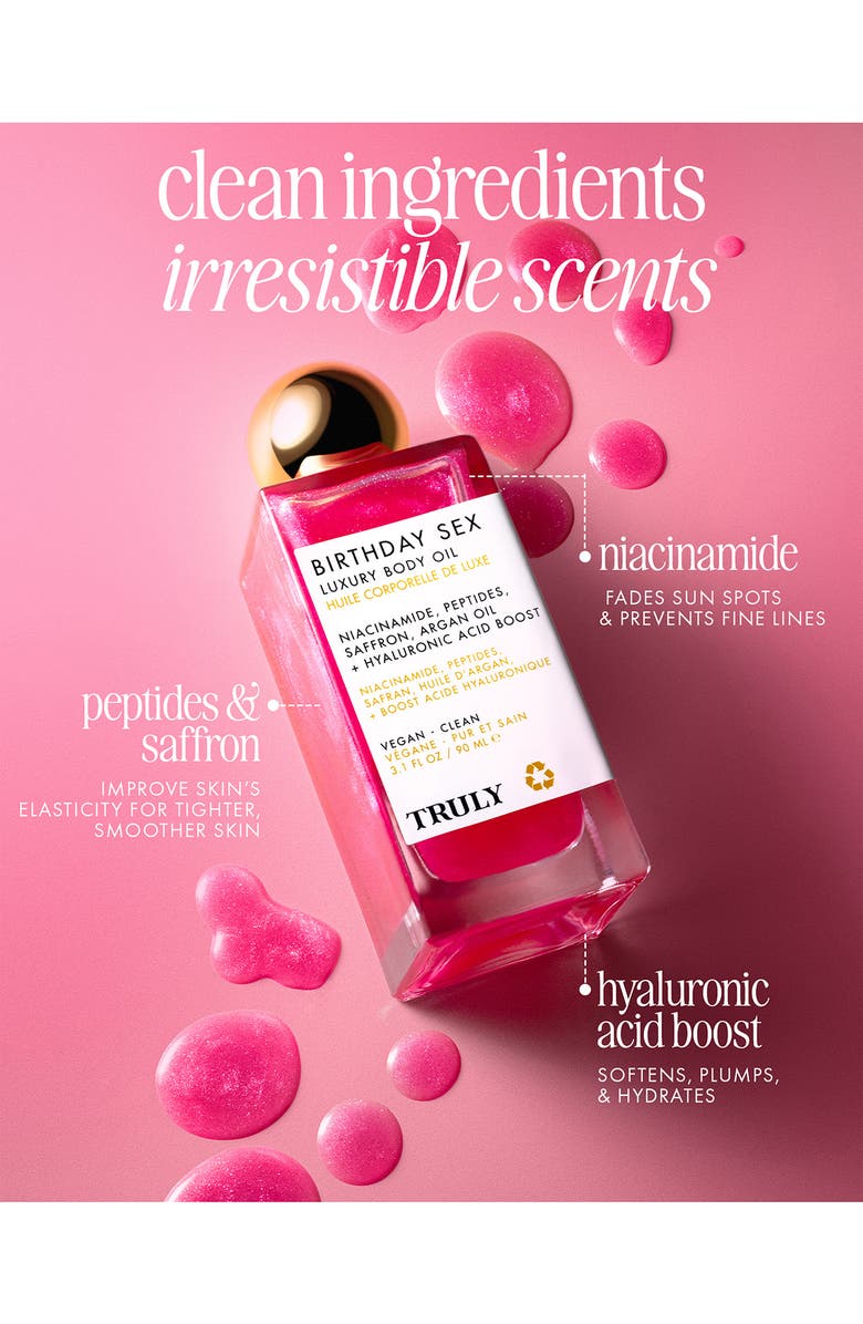 TRULY BEAUTY Birthday Sex Luxury Body Oil, Alternate, color,