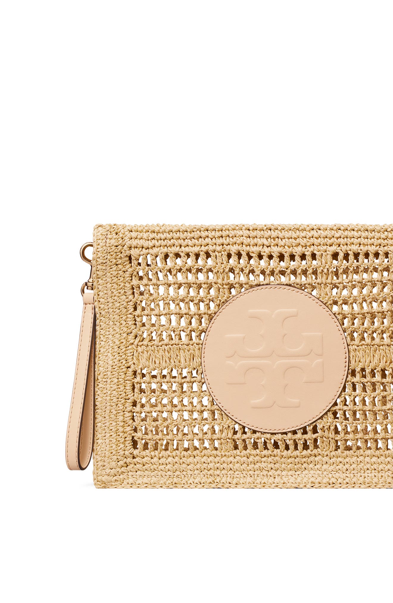 Ella Hand Crochet Wristlet, Alternate, color, NATURAL/NATURAL