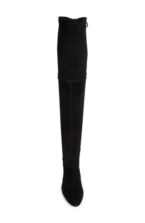 Stuart Weitzman Slouch 100 Over The Knee Boot In Black