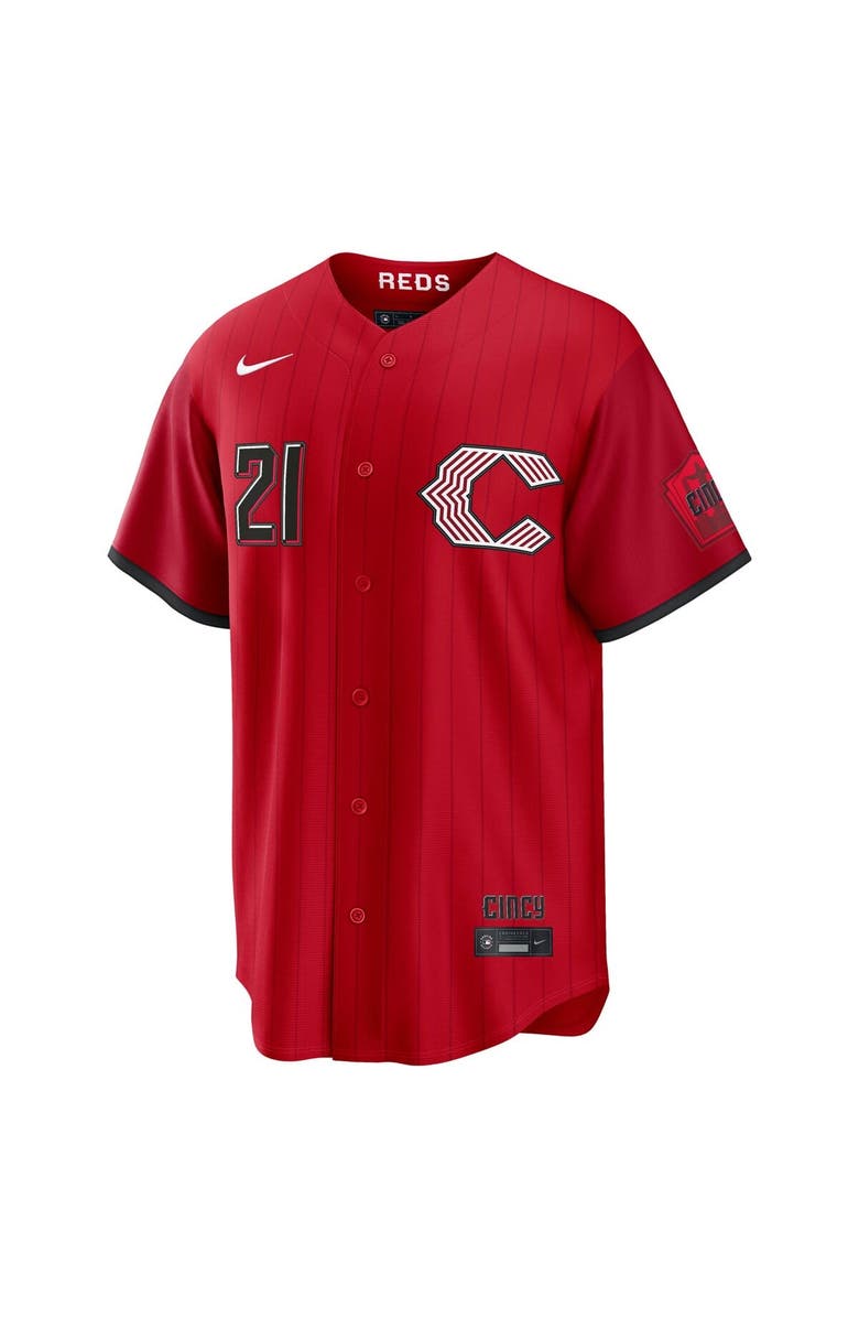 Nike Men's Nike Hunter Greene Red Cincinnati Reds 2026 City Connect Stadium Jersey, Alternate, color, Red