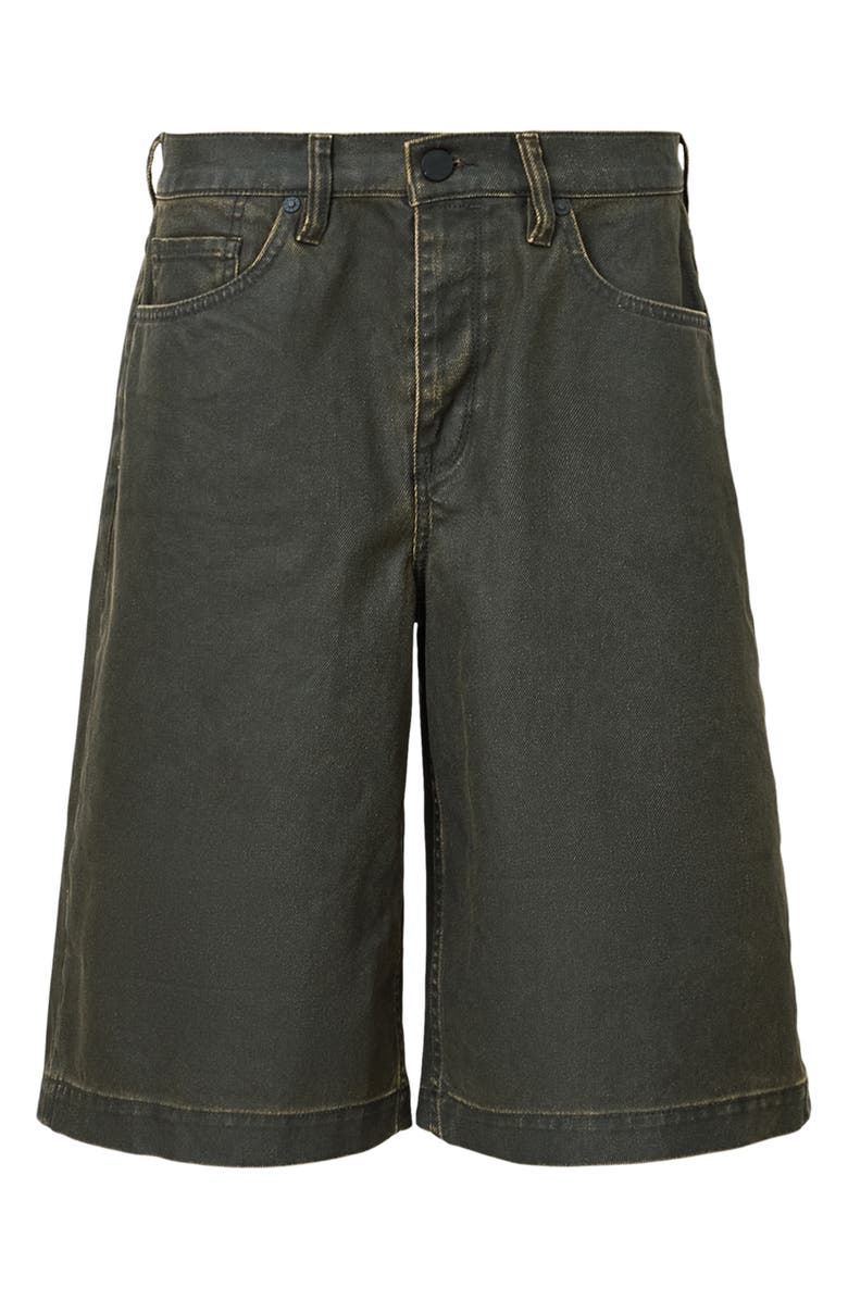 AllSaints Louie Oversize Denim Shorts, Alternate, color, 
