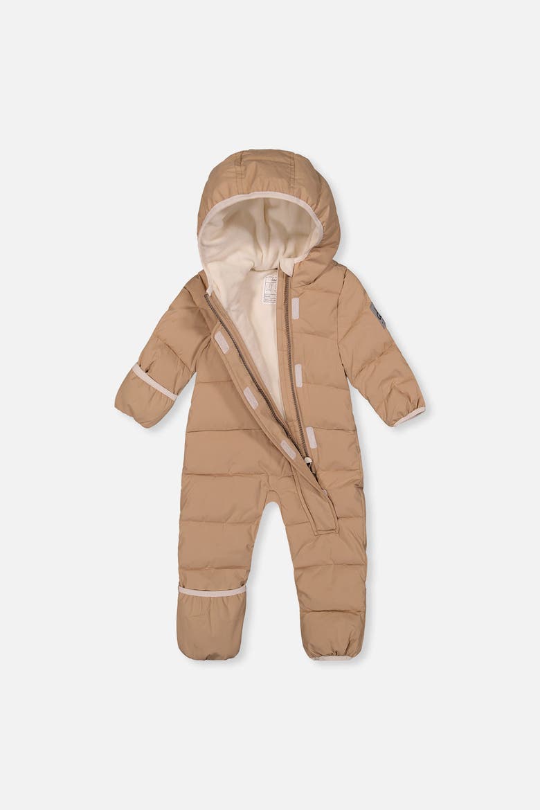 Cloud PrimaLoft Car Seat One Piece Snowsuit, Alternate, color, Beige