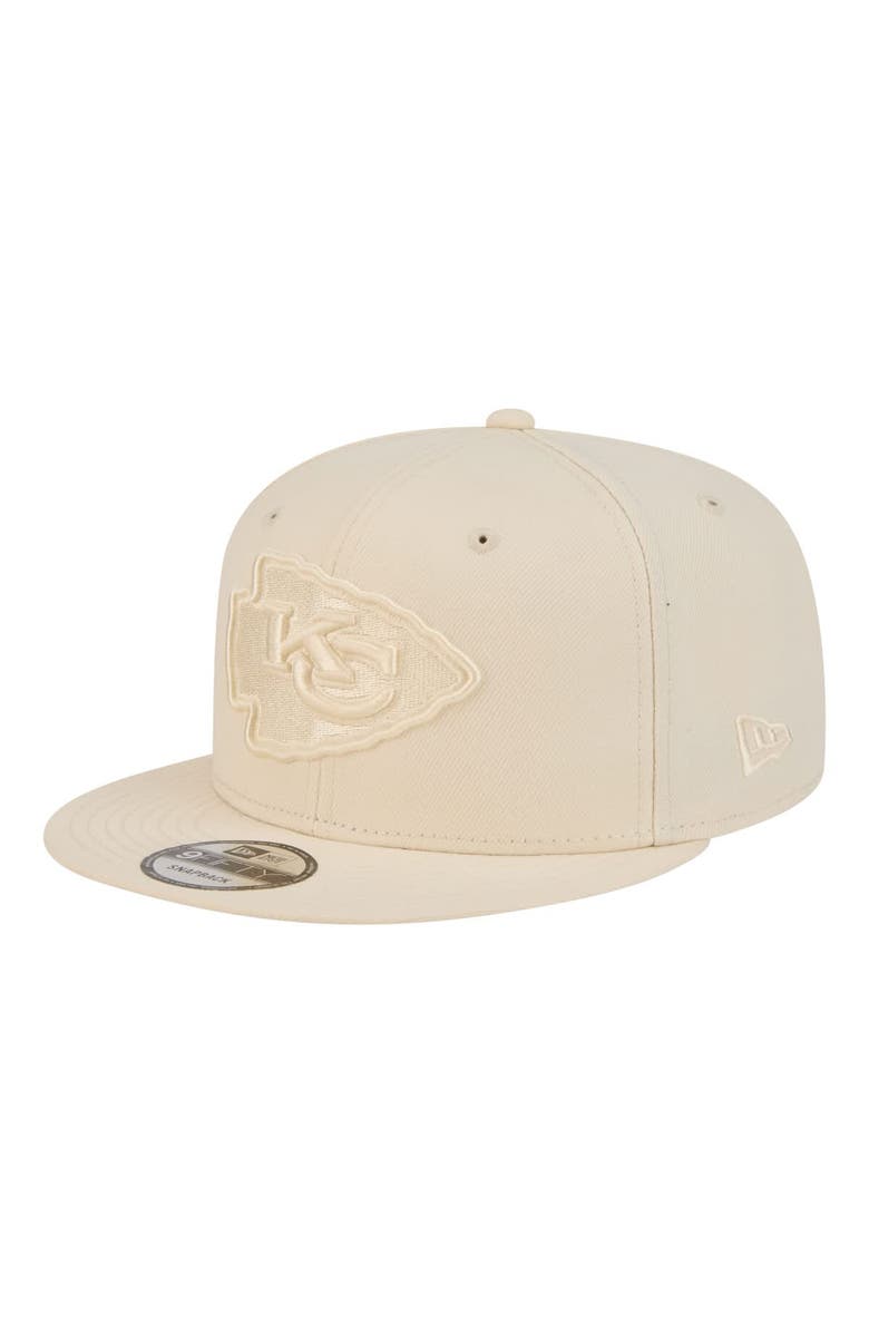 New Era Men's New Era Cream Kansas City Chiefs Colorpack 9FIFTY Snapback Hat, Main, color, Cream