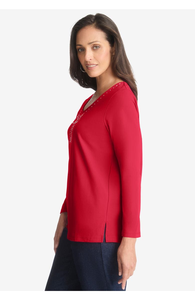 Jessica London Sparkle Bow Tee, Alternate, color, 