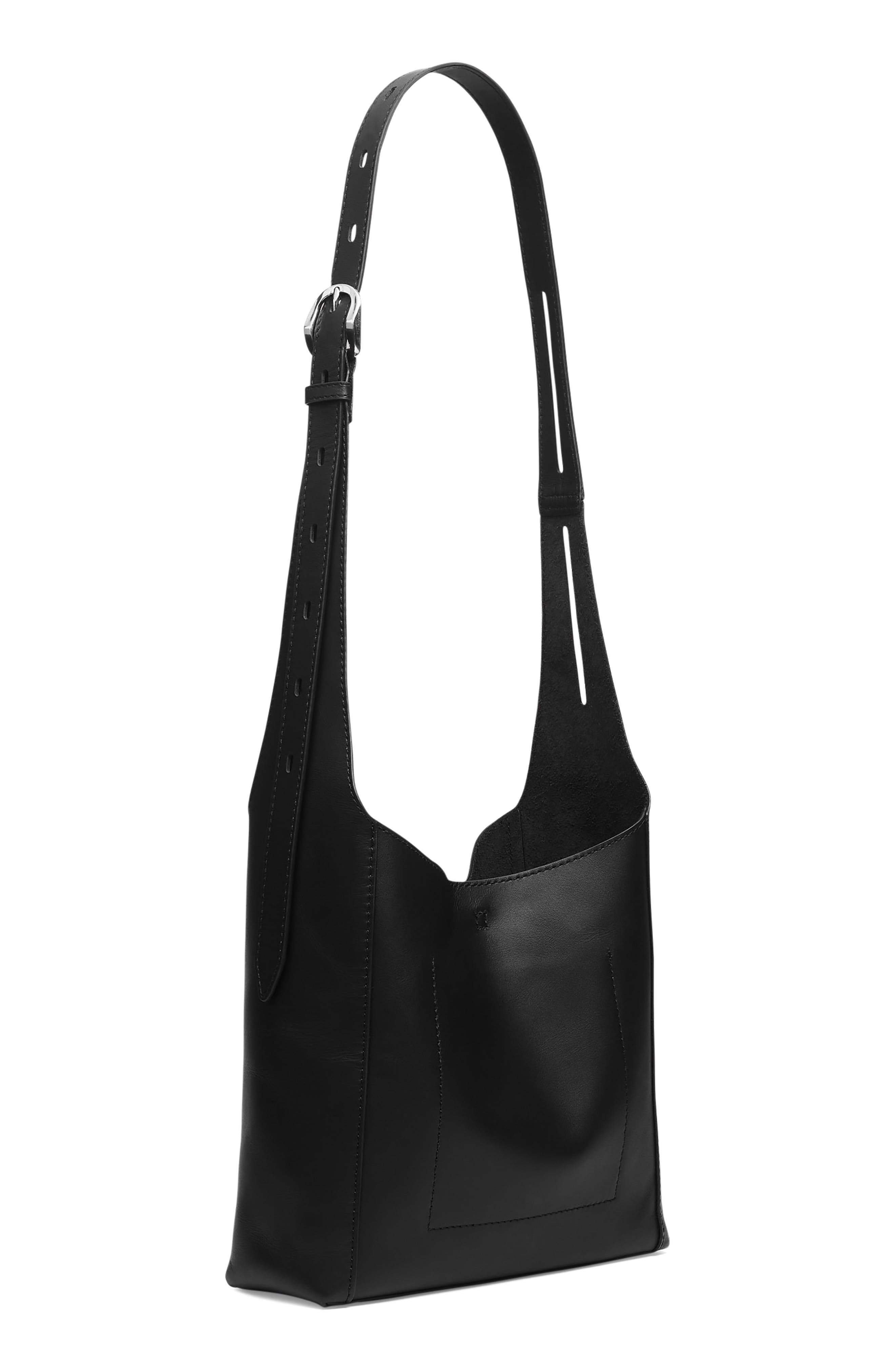 rag & bone Small Belize Leather Shopper Tote, Alternate, color, 