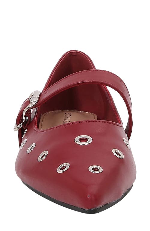 BERNESS BERNESS FRIEDRICH GROMMET POINTED TOE MARY JANE FLAT