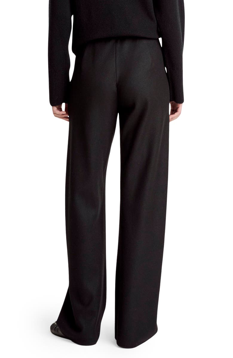 Vince High Waist Straight Leg Pants, Alternate, color, Black