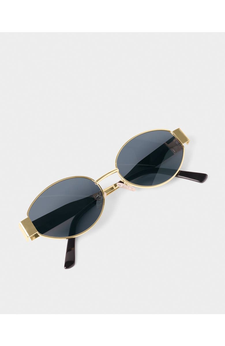 Katie Loxton Siena Sunglasses in Matte Gold, Alternate, color, Matte Gold