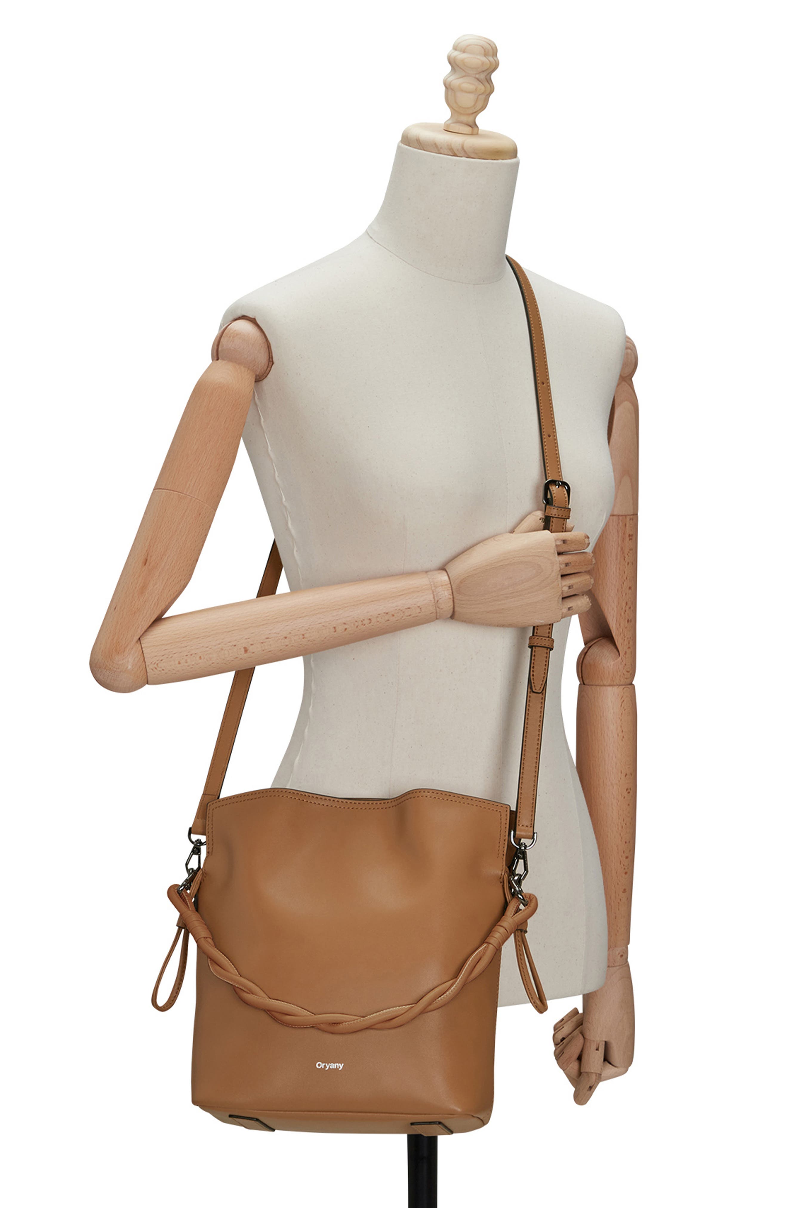 Oryany Madeleine Bucket Bag, Alternate, color, Sand Brown
