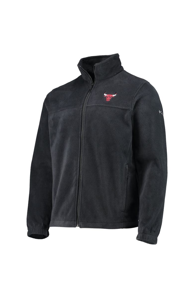 Columbia Men's Columbia Black Chicago Bulls Flanker Full-Zip Jacket, Alternate, color, Black