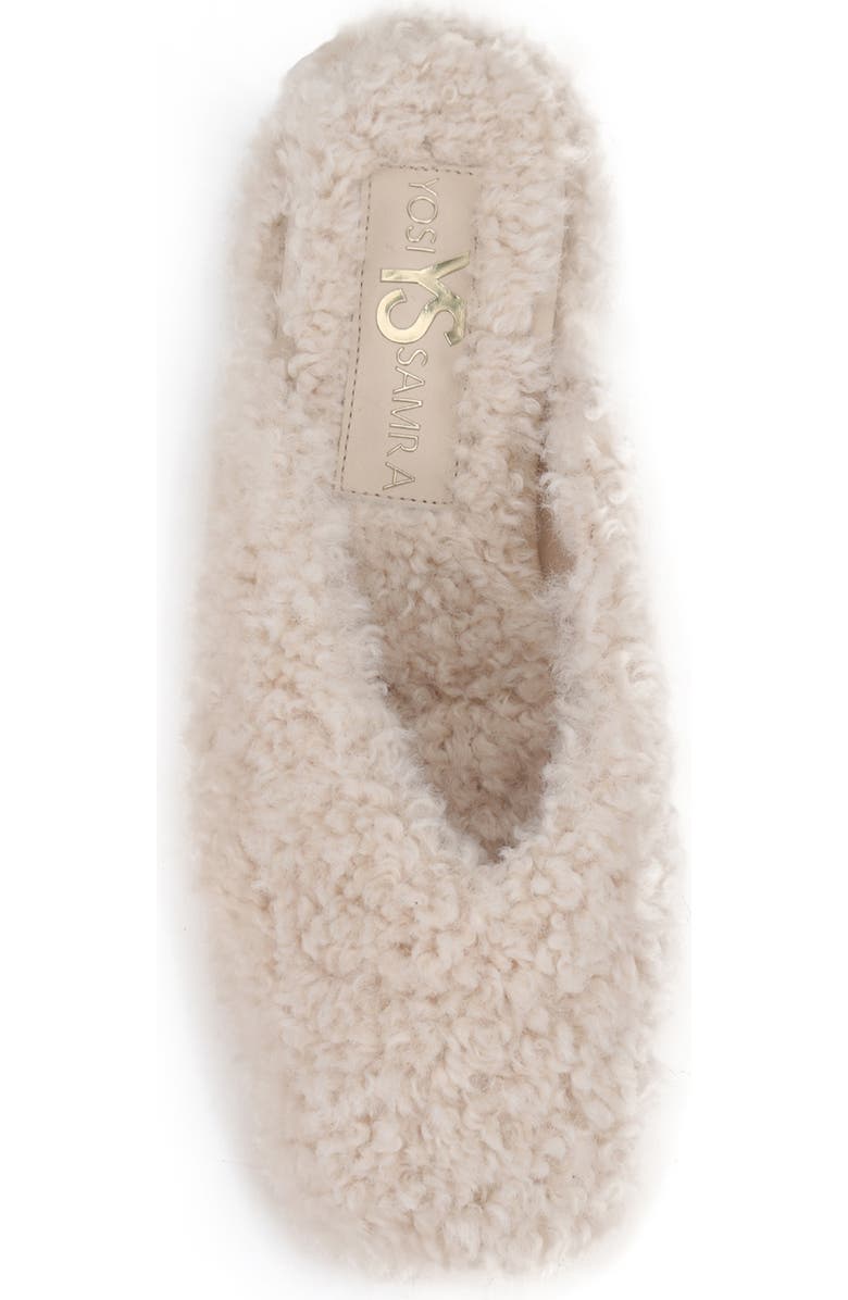 Yosi Samra Jessy Faux Shearling Scuff Slipper, Alternate, color,
