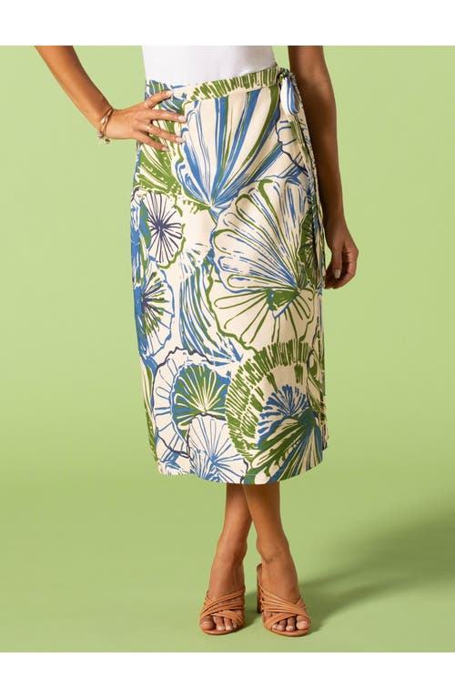 Tori Richard Sunrise Jacque Skirt In French Blue