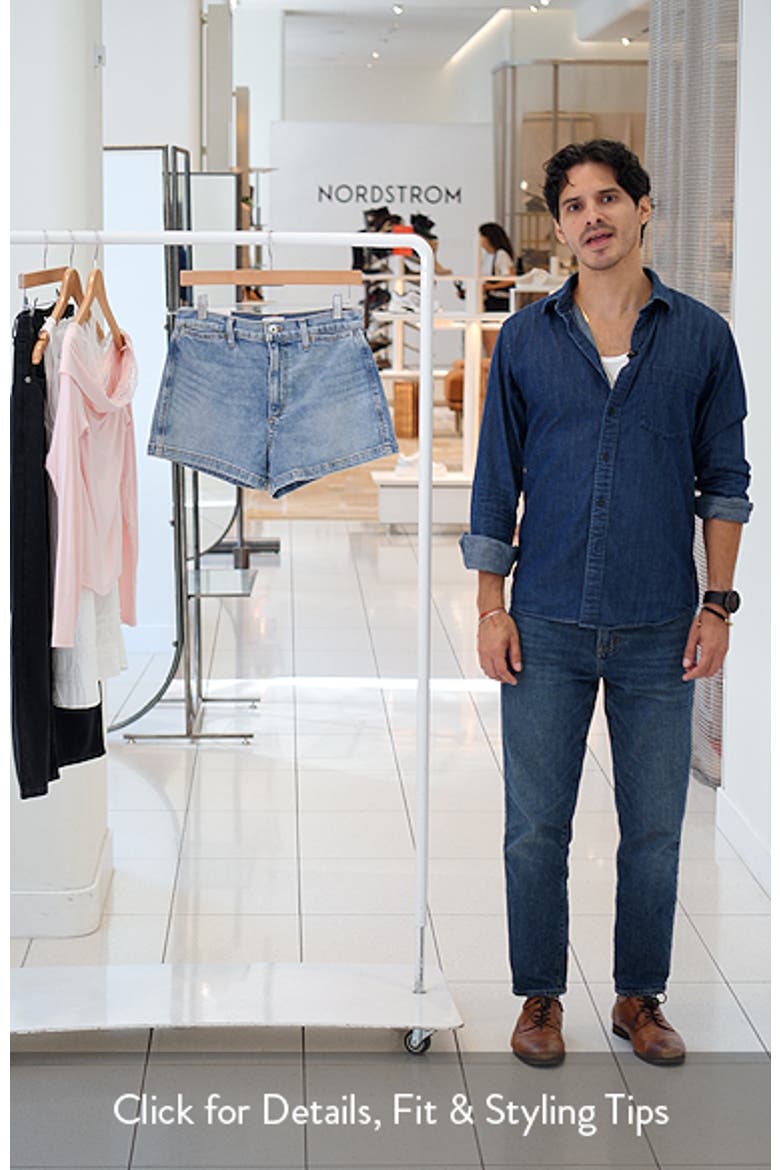 The A-Line Welt Pocket Denim Shorts video