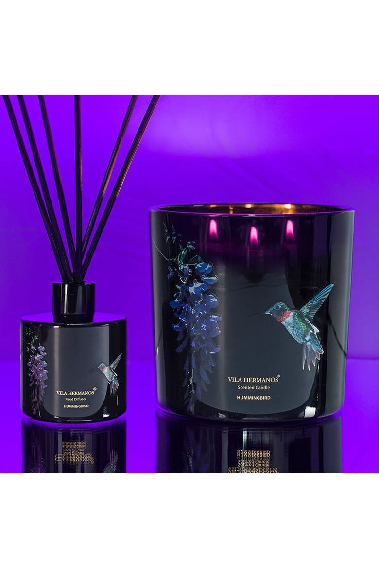 Vila Jungletropia Candle In A Jar, Alternate, color, Colibri Hummingbird
