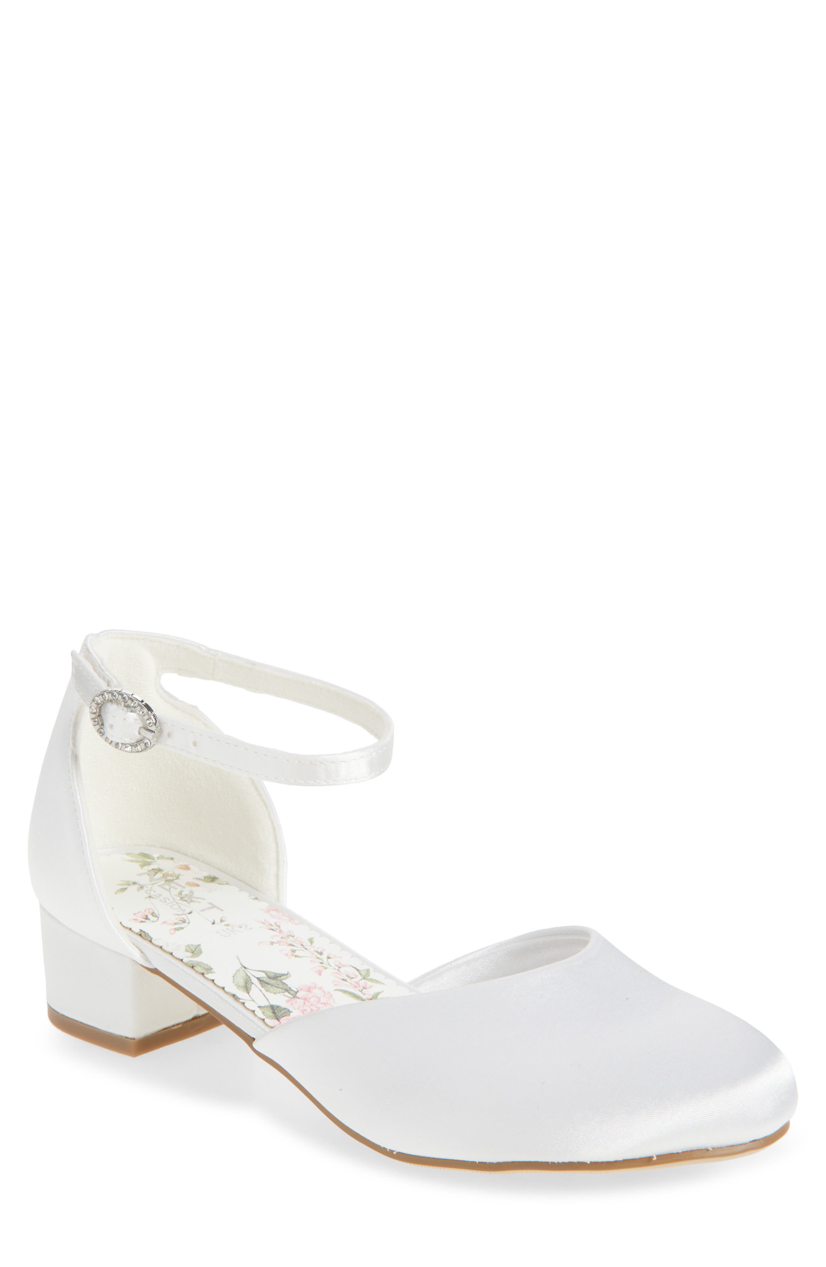 NEXT Kids
 Ankle Strap Pump, Main, color, White