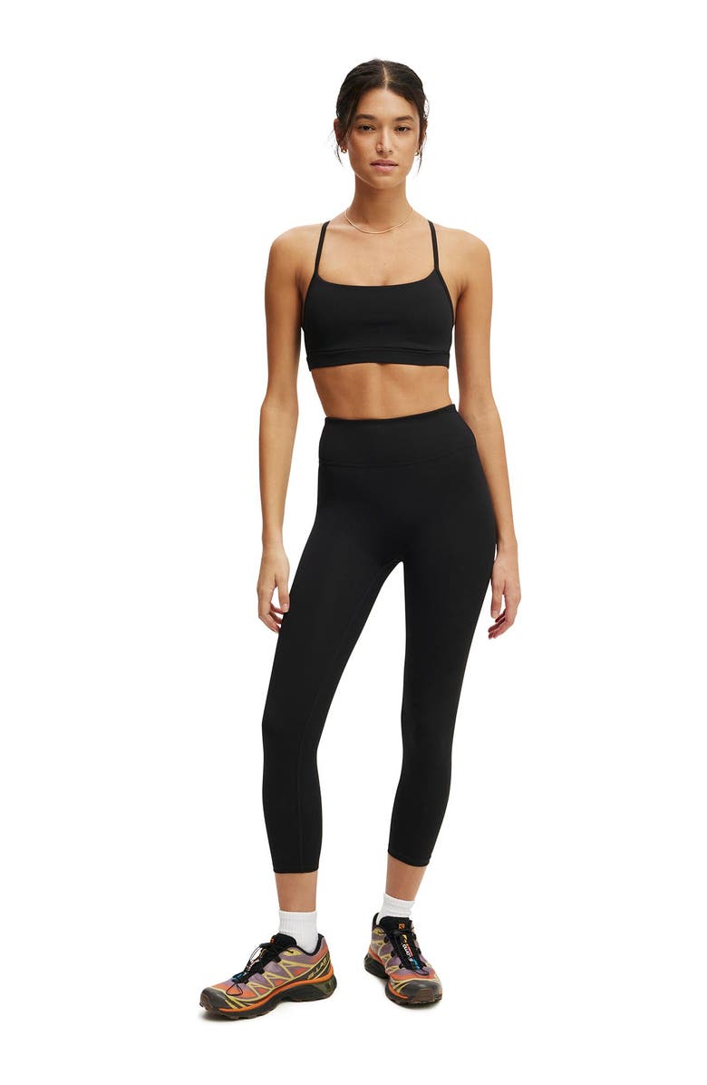 COTTON ON BODY Women's Active Bondi Everyday 7/8 Tight, Alternate, color, Black