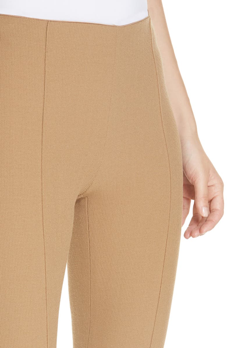 Smythe Pintuck Crop Flare Pants, Alternate, color, 