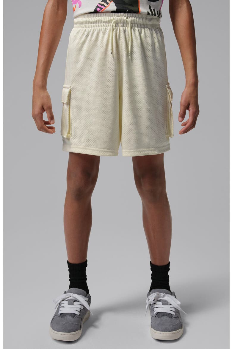 Kids' Festival Cargo Shorts, Alternate, color, PALE IVORY