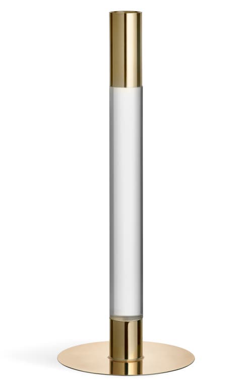 Orrefors Lumiere Candlestick In Gold