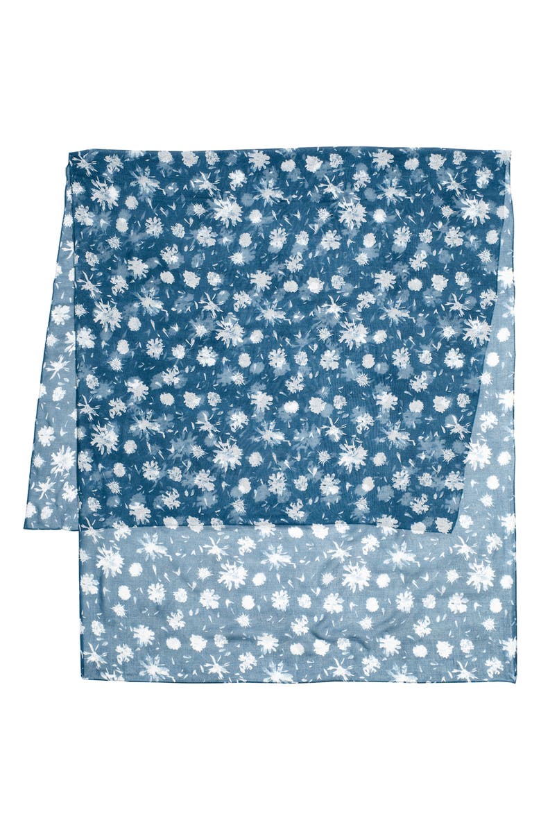 Madewell Cotton & Linen Sarong Scarf, Alternate, color, 