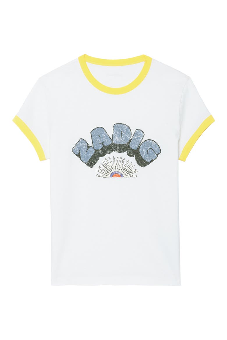 Logo Graphic Ringer Tee, Alternate, color, JUDO