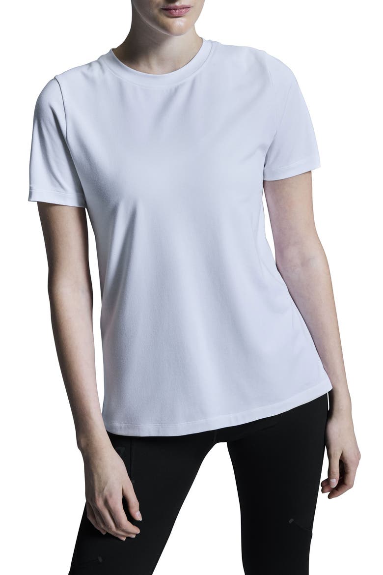 Focus-T Performance T-Shirt, Main, color, WHITE