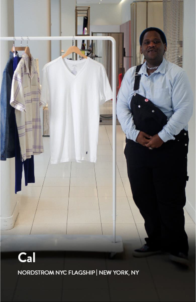 5-Pack Slim Fit V-Neck T-Shirts, sales video thumbnail