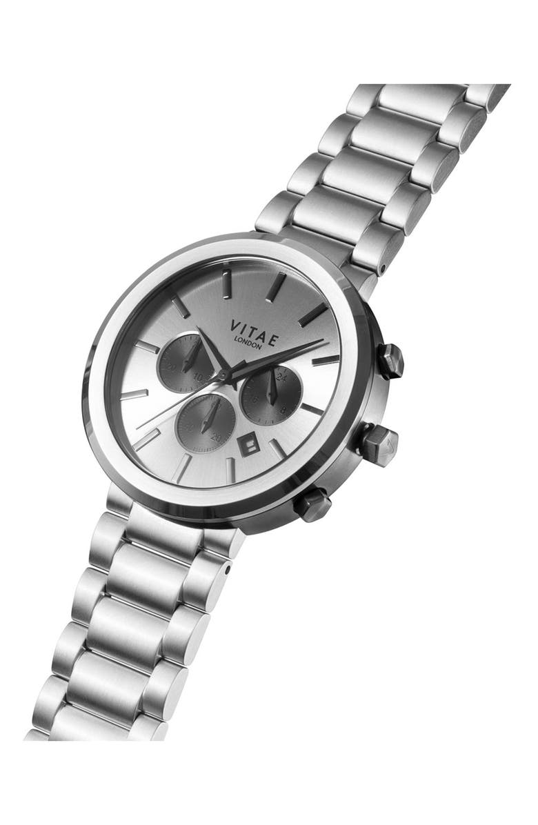 Vitae London Elmington Chronograph Bracelet Watch, 44mm, Alternate, color, 