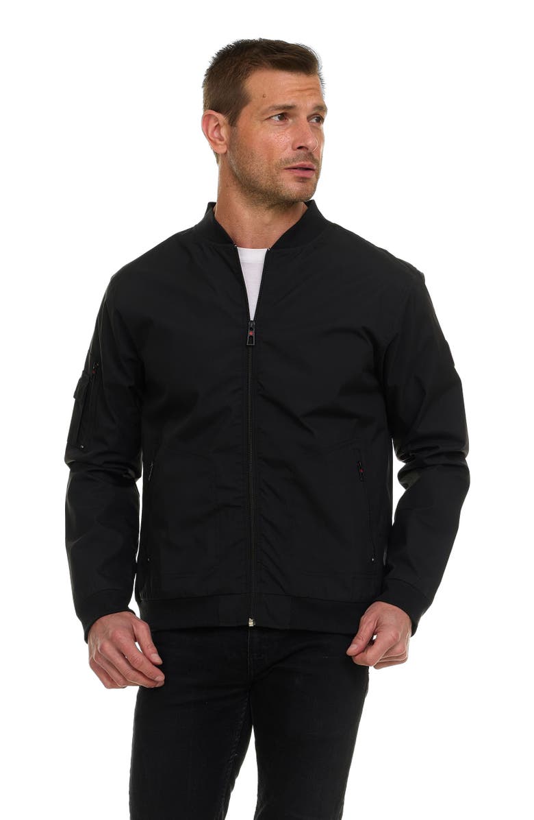 CANADA WEATHER GEAR Men's Water Resistant Microfiber Bomber Jacket, Main, color, 