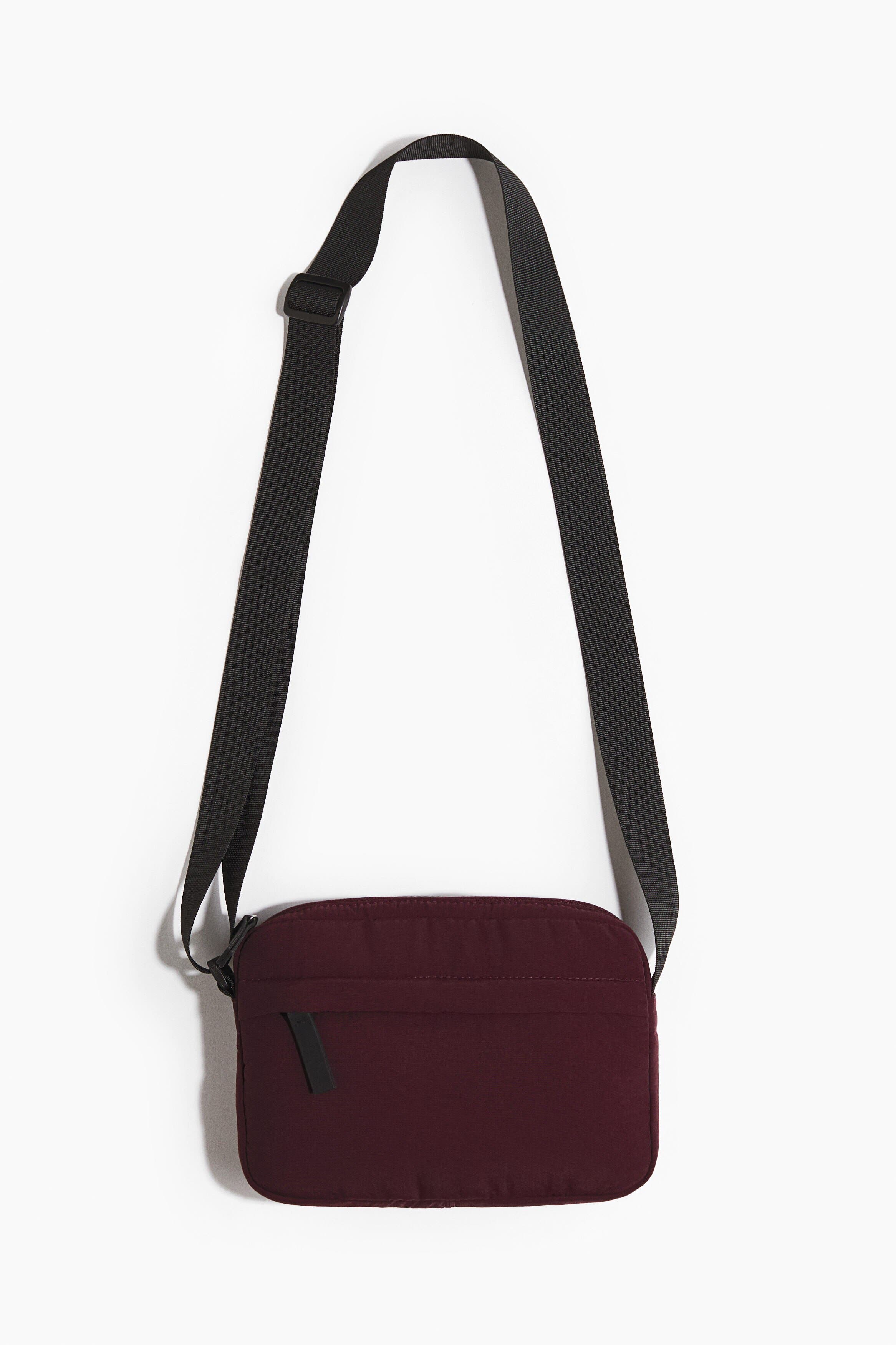 H&M Nylon Crossbody Bag, Main, color, Burgundy