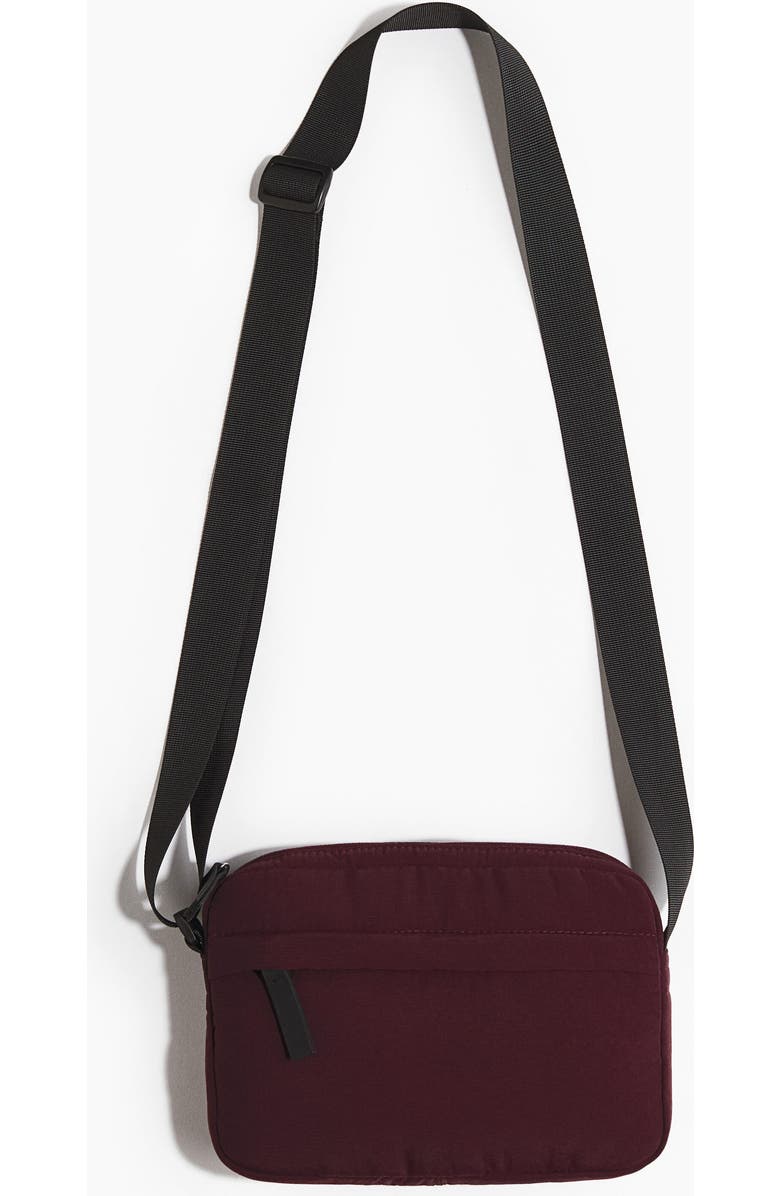H&M Nylon Crossbody Bag, Main, color, Burgundy