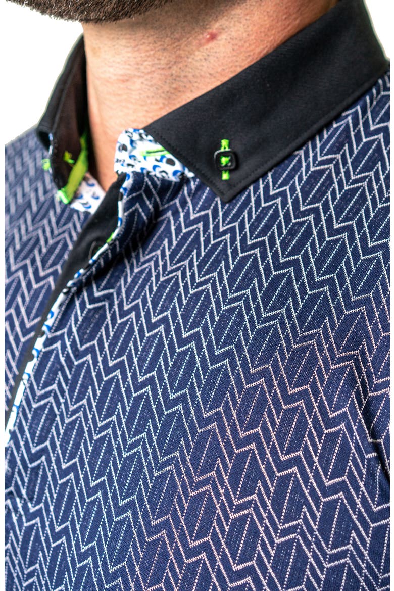 Mozartvix Blue Jersey Polo, Alternate, color, BLUE