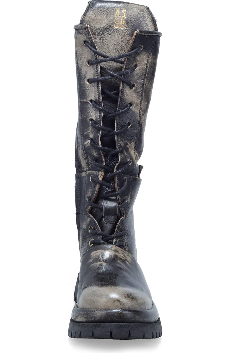 A.S.98 Donovan Distressed Leather Boot, Alternate, color, Distressed Ice