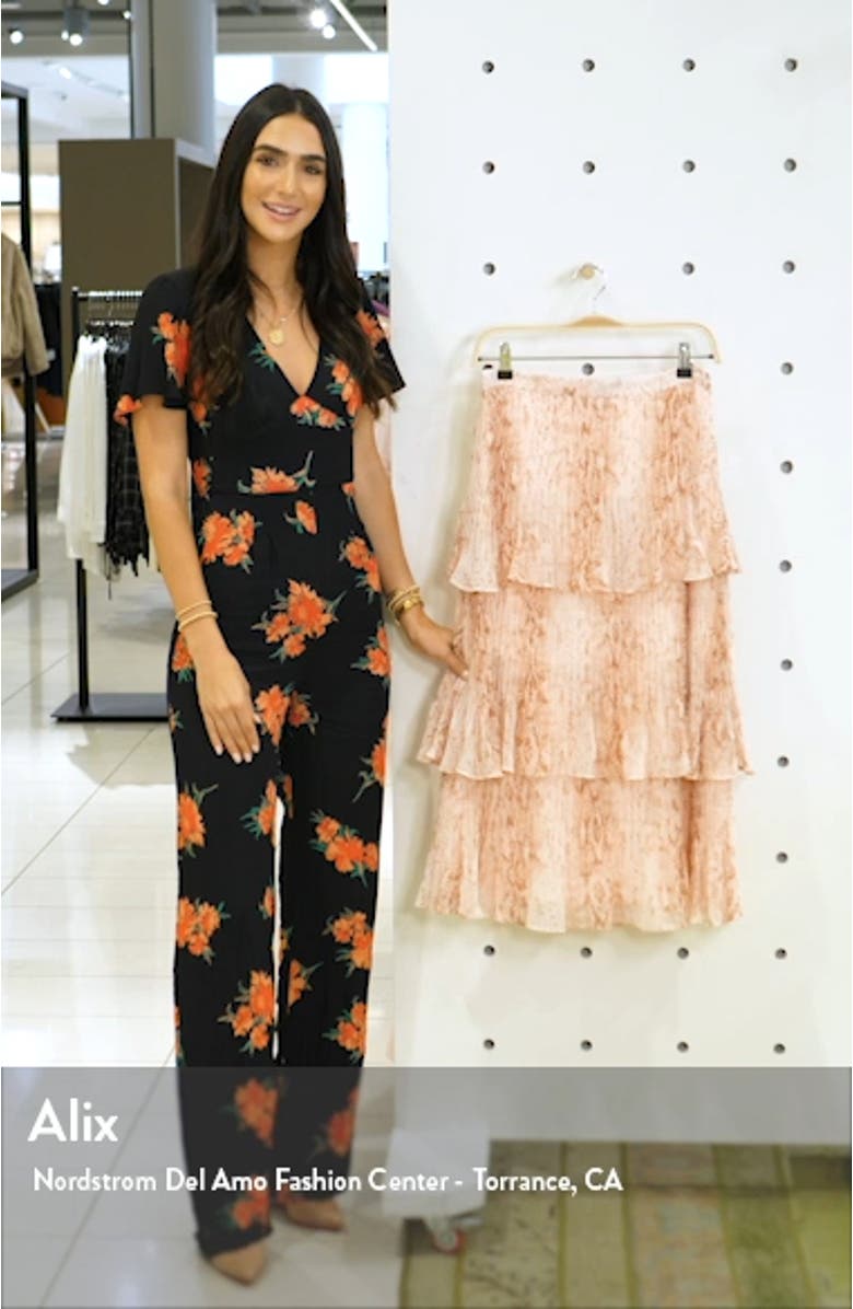 Tiered Pleated Skirt, sales video thumbnail