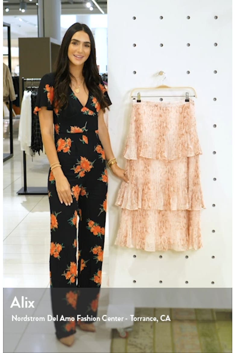 Tiered Pleated Skirt video