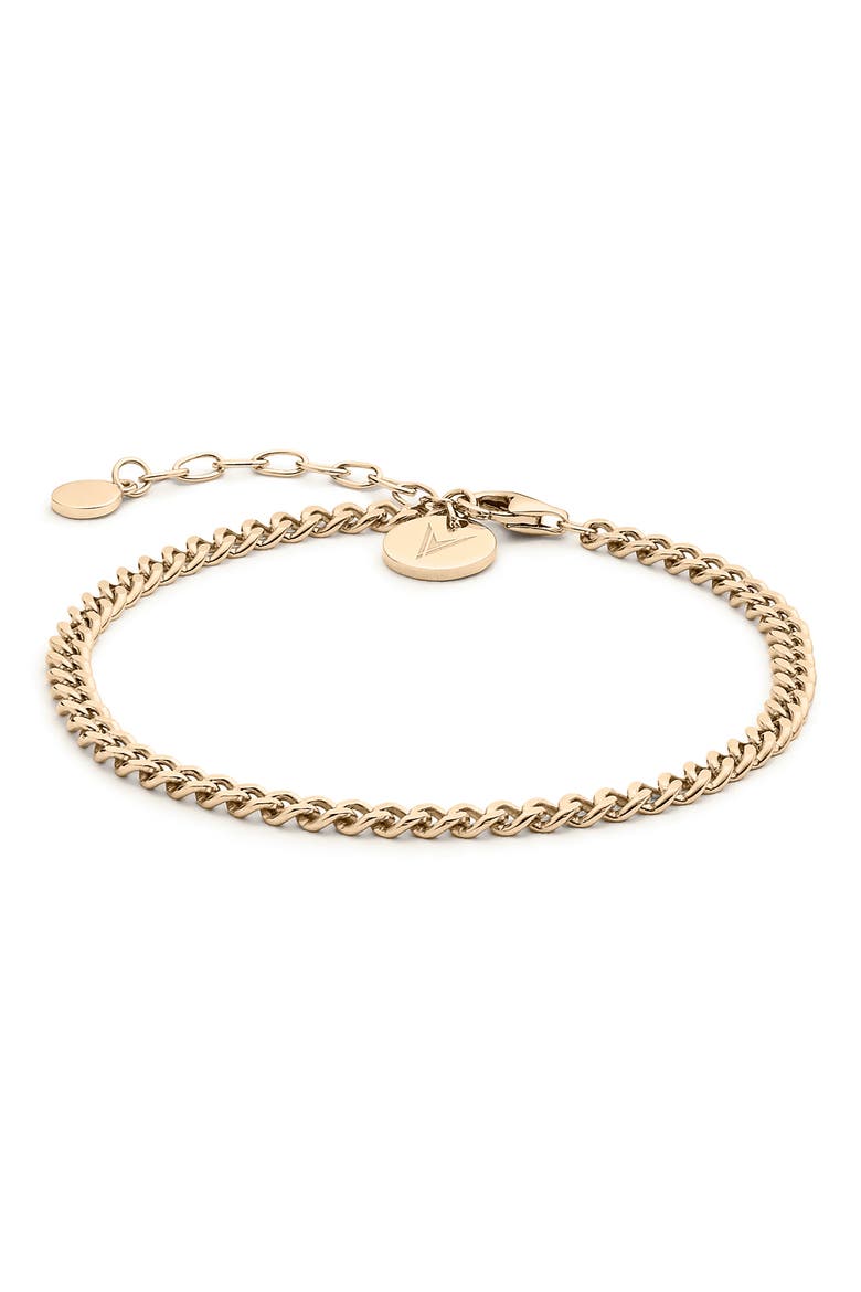 The Cuban Link Bracelet, Main, color, GOLD