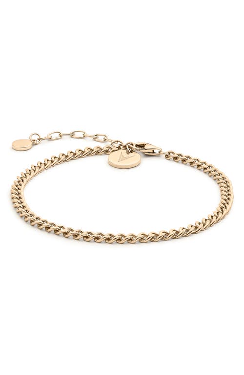 Vincero The Cuban Link Bracelet In Gold