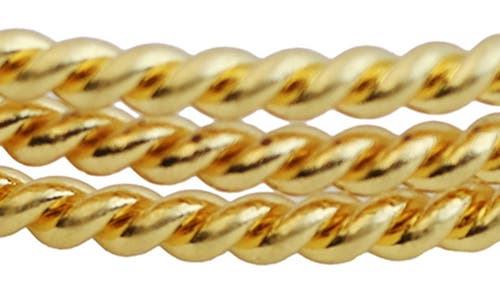 Panacea Rope Cuff Bracelet In Gold