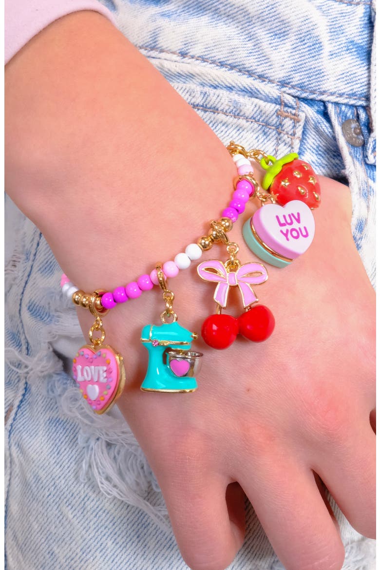 Kids' Stand Mixer Charm, Alternate, color, AQUA/ GOLD