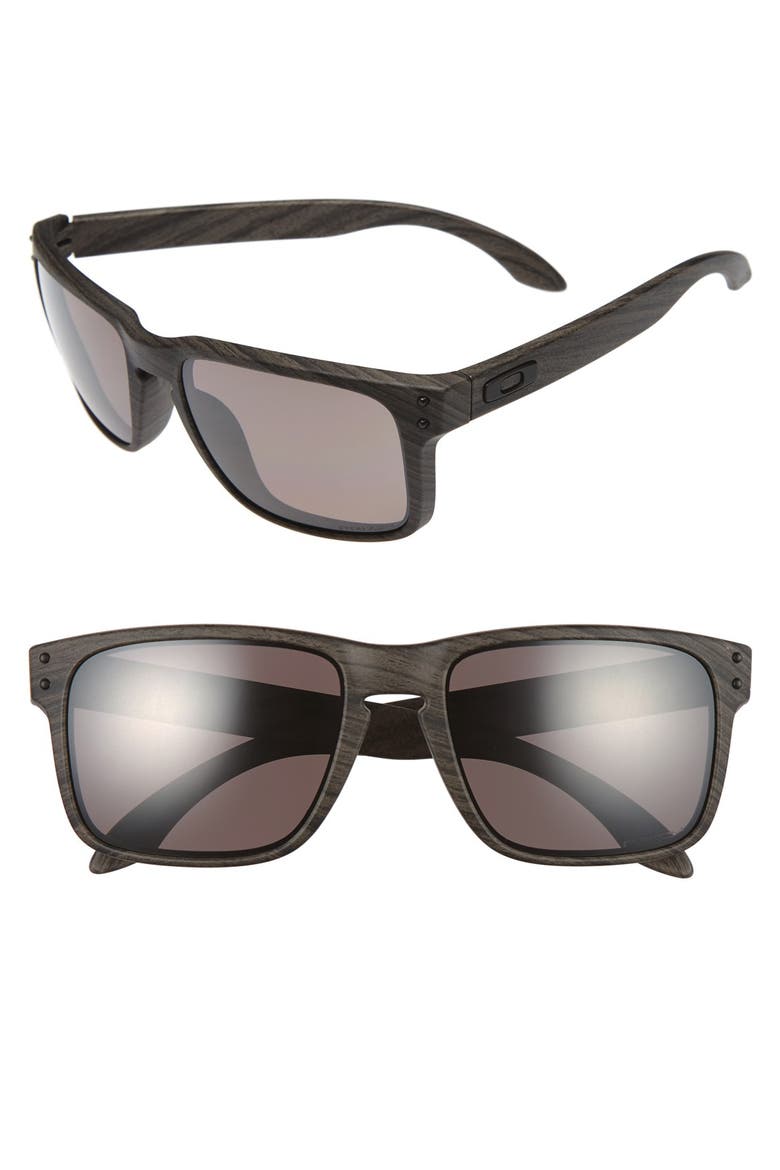 'Holbrook' 55mm Polarized Sunglasses, Main, color, BROWN