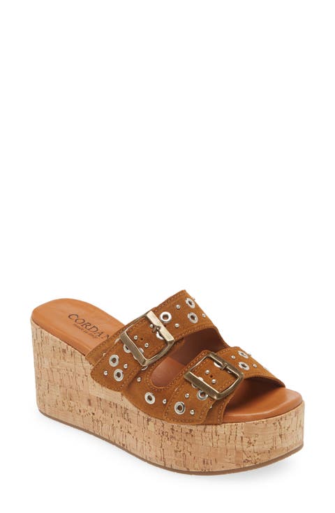 Jayne Platform Wedge Slide Sandal (Women)