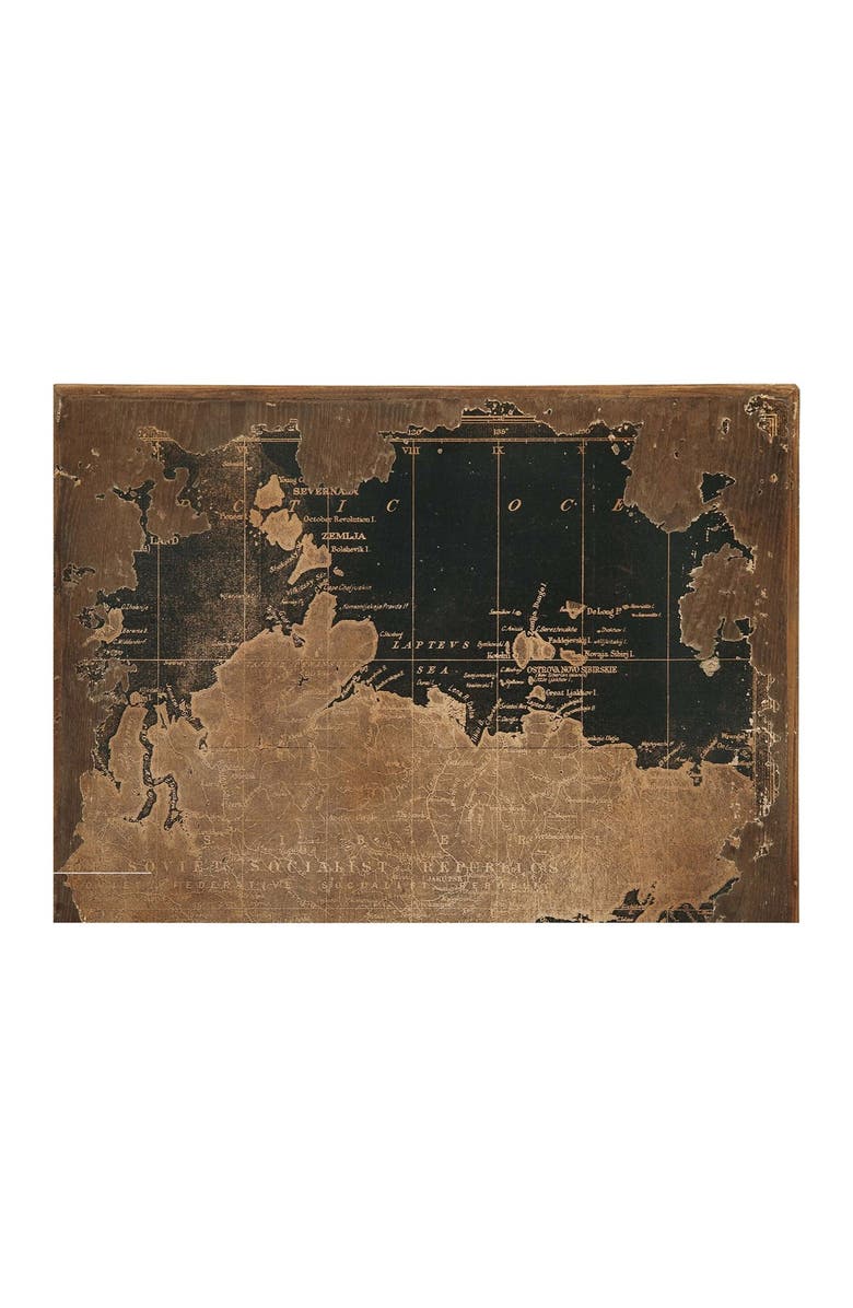 SONOMA SAGE HOME Black World Map Wall Decor - Set of 3, Alternate, color, 