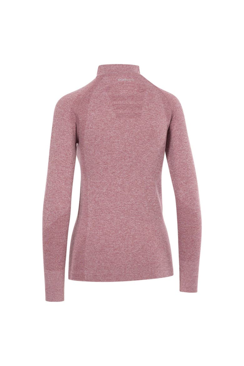 Pelina Half Zip Long-Sleeved Active Top, Alternate, color, Rose Tone