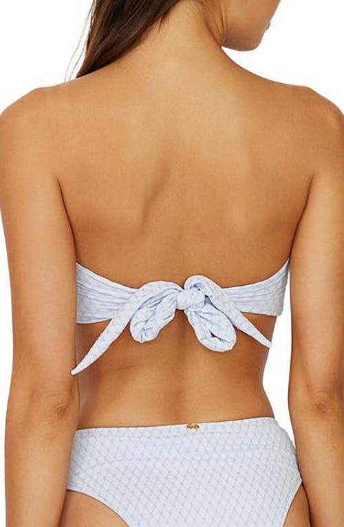 Pq Swim Detail Bandeau Bikini Top In Tallulah In Tallulah